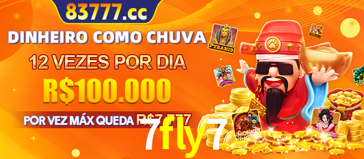 Banner do programa de recompensas Recomende para amigos do 7fly7, detalhando os bônus por convidar amigos, com prêmios que chegam a R$288.888.